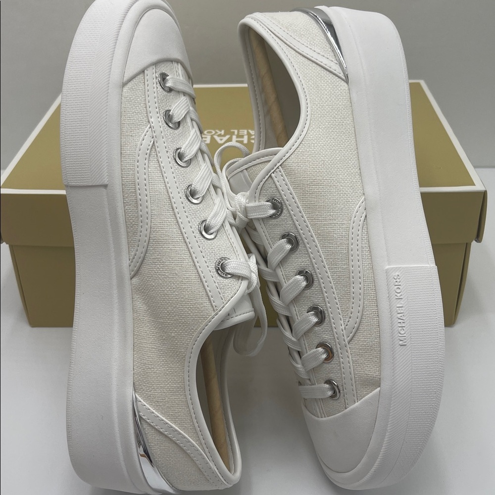 Michael KORS JUDE LACE UP
SMALL WEAVE CANVAS
43S5JUFS2D Sneakers - Picture 11 of 16
